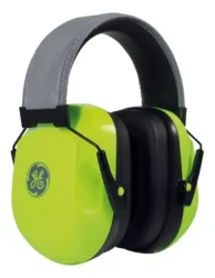 Orejera Industrial Ajustable Anti Ruido Alta Visibilidad 27db Nrr Color Amarillo